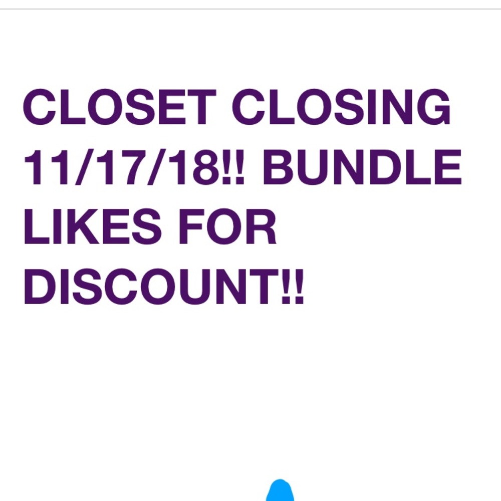 Closet Closing 11/17/18